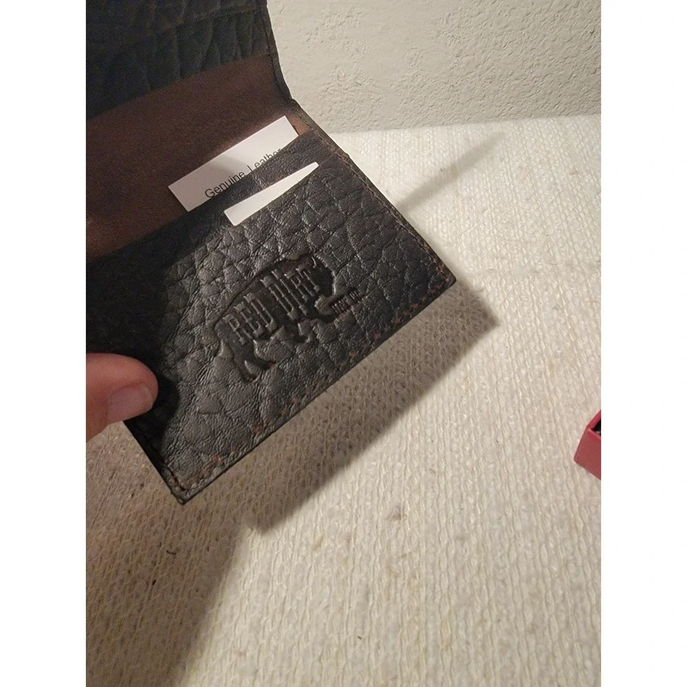 Red Dirt Hat Co Bifold Card Case Genuine‎ Wallet